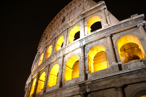 Colosseum-by-night